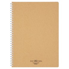 고쿠요 소프트링 크라프트 일반선 노트 A5 7mm 80p, 1개, Kraft