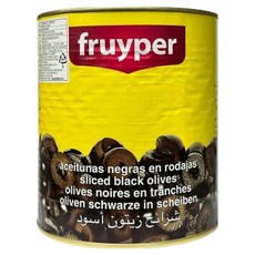 프루퍼 슬라이스드 블랙올리브, 3kg, 1개