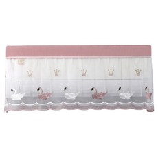 KODACHIEF 空調防塵罩 掛式 日常感性空調簾 粉紅天鵝 86cm以內, 1個, 單一商品