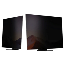 NAUGHTY GHOST 頑皮鬼 台灣製造 抗藍光可拆式防窺保護貼/防窺片雙霧面 27吋, 1個, 單一顏色