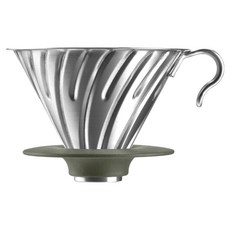 HARIO 好璃奧 戶外金屬濾杯 V60, 1個, 混合色