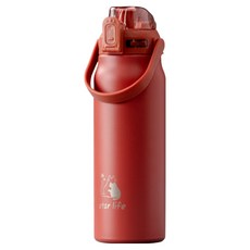star life 大容量陶瓷保溫壺, 1個, 檀紅色, 1800ml