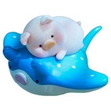 TOYZEROPLUS LuLu The Piggy 海洋系列公仔 隨機出貨, 1個