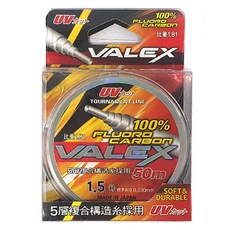 HIT PACE Ballex 氟碳釣魚子線, 1個, 透明