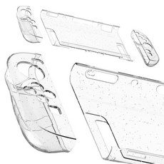 HOHOO 任天堂 Switch 2 閃亮纖薄保護殼, 1個, 單一商品, 透明亮粉