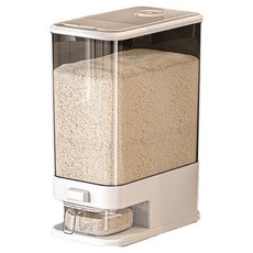 小麥購物 家用廚房防潮收納桶 L1273, 白透色, 1個