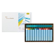 Pentel 飛龍文具 Vistage 水彩粉蠟筆 + 水筆套組 GHW1-12, 1套, 12色