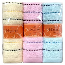 Elegance PARIS 毛巾3件組 棉紗, 清新小語, 1組