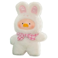 TOYZEROPLUS LULU THE PIGGY 歡樂時光系列絨毛公仔鑰匙圈 隨機出貨, 1個