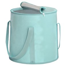 Kyhome 旅行帶蓋折疊泡腳袋/便攜式泡腳桶/家用足浴桶/保溫足浴盆, 1個, 藍色