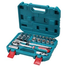TOTAL 道達爾 五金工具套筒扳手 20件組 12.7mm THT121201, 1套