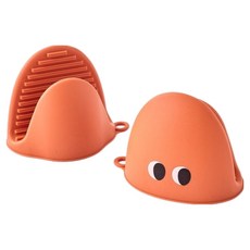 Modern House 豆豆矽膠手套, 2個, 橘色