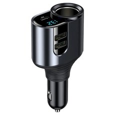 YORI CAR 優里 車用電源供應器, 黑色, C30