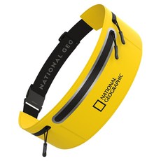 내셔널지오그래픽 핸드폰수납 모바일 러닝벨트 NGM-MRB, 옐로우, 1개