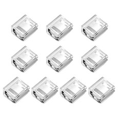 針織褲褲腳固定夾, 10個, 透明