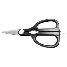 GOLD LIFE 多功能廚房剪刀, 1個, 黑色 + 銀色