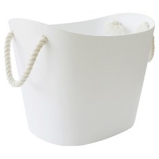 Hachiman Kasei 八幡化成 棉繩收納籃, 白色, 1個