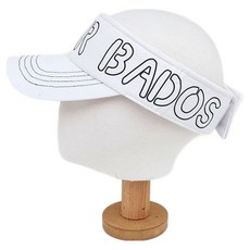 尺寸可調 舒適網球高爾夫球帽, 1個, 白色