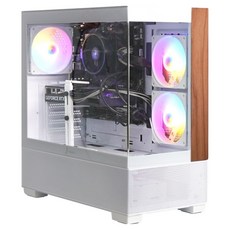 Jooyon 2025 Counter D6 Ryzen 5 Ryzen 5000 系列 Radeon RX 6600, 白色, 16GB, WIN11 家用版, 512GB, D65666W-W