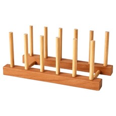 퀸스리빙 5단 그릇꽂이, 우드, 1개