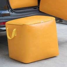 想像一匙 搬家棉被收納袋 防水帆布收納箱, 黃色, 1個