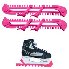 Eunhee Magic 安全溜冰鞋刀套 2入, 1個, 粉紅色