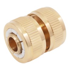 TRENY 銅製4分水管延長接頭, 金色