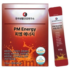 koreasaenghwalgeongangyeonguso PM果汁PM Energy活力充電綜合維他命, 1個, 45g