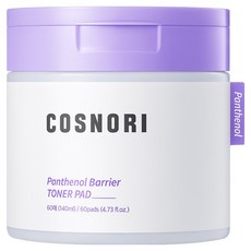 코스노리 판테놀 베리어 토너 패드 140ml, 60매입, 1개