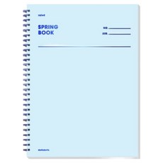 모트모트 스프링 룰드 유선노트, 세레니티, 1개