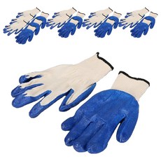 비츠온 반코팅장갑 10G, 파란색, 10세트