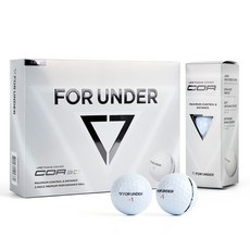 FORUNDER Cor 3.0聚氨酯3層高爾夫球, 12顆, 1組, 白色