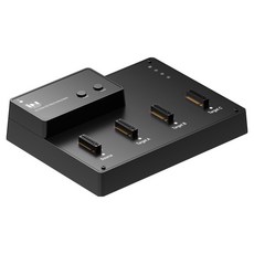 iN NETWORK M.2 NVMe SSD 4盤位支援USB4.0 1:3一鍵複製擴充座 IN-DK4P, 1個