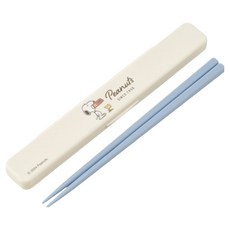 Skater 塑膠筷子 18cm, 史努比, 1個, 筷子 + 盒子