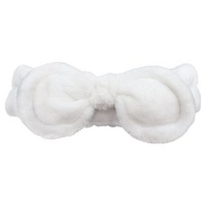 Toolif 舒適蝴蝶結髮帶 23 x 7.5 cm, 1個, 白色