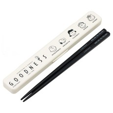 Skater 塑膠筷子 18cm, 史努比&朋友, 1個, 筷子 + 盒子