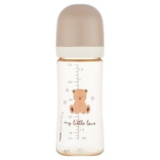 Edison 嬰幼兒用 Little Love PPSU 不含奶嘴奶瓶, 1個, 250ml, 米色