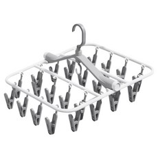 Finit&Pickit 折疊式曬衣夾晾衣架 24夾, 1個, 單一顏色