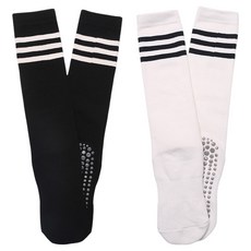 Lumio防滑瑜珈襪皮拉提斯健身運動及膝襪 2雙組