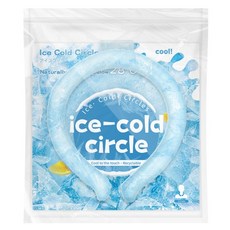 冰涼頸圈, 1個, 冰晶藍