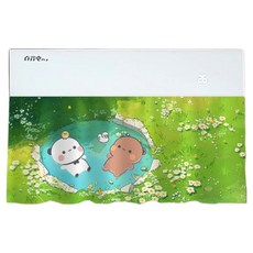 Rewilding 感性風格空調擋風簾 90 x 50 cm, E款 2, 1個