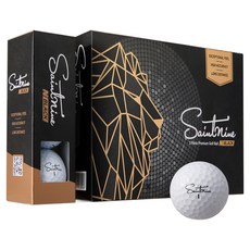 Saintnine 頂級 N BLACK 高爾夫球 3層, 單一顏色, 12入, 1個