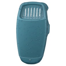 클로버상사 논슬립 세면대 빨래판 + 후크 세트 미니(20 x 36 x 6 cm), 블루, 1세트