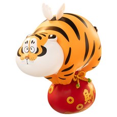 胖老虎招財系列公仔 隨機出貨, 1個