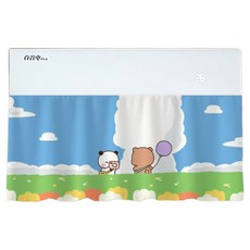 Rewilding 感性風格空調擋風簾 90 x 50 cm, G款 2, 1個