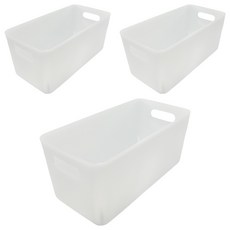 HIMARAYA 軟質收納整理箱 窄型 2.2L, 透明色, 3個