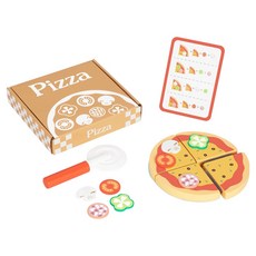 Hi Panda 披薩料理玩具, 1個, 混合顏色