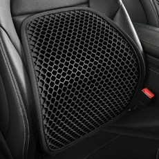 CRONICLE 車用涼感通風腰靠 適用所有車款, 1個, 黑色