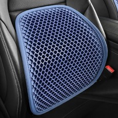 CRONICLE 車用涼感通風腰靠 適用所有車款, 1個, 藍色