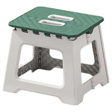 일상도구 접이식 간이 미니 의자 스툴, 그린, 1개